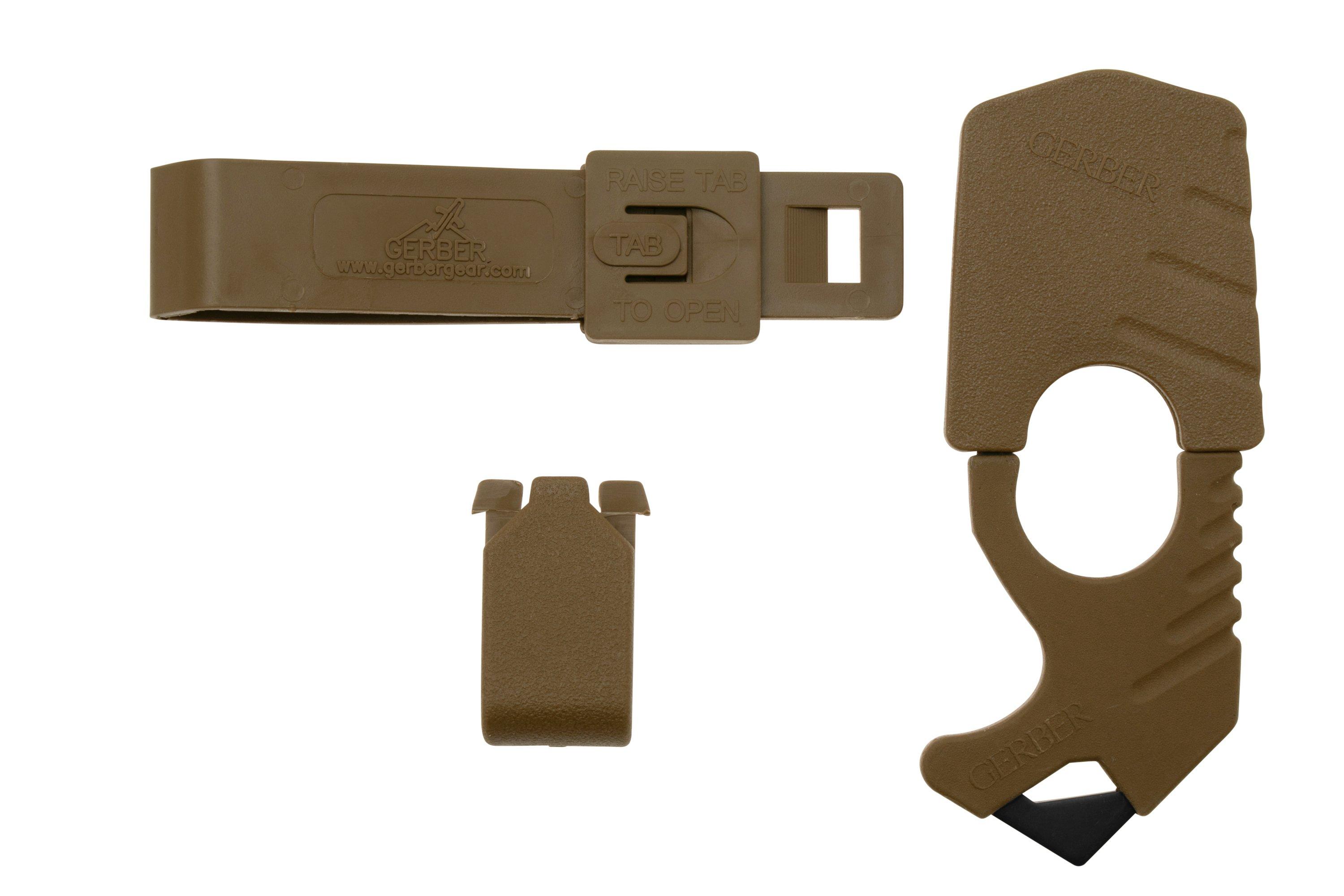 Gerber Strap Cutter 30000132 Coyote Brown, cutting hook
