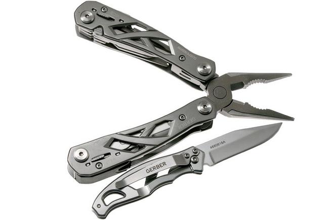 Gerber Suspension Multi-Plier and Paraframe Mini pocket knife 