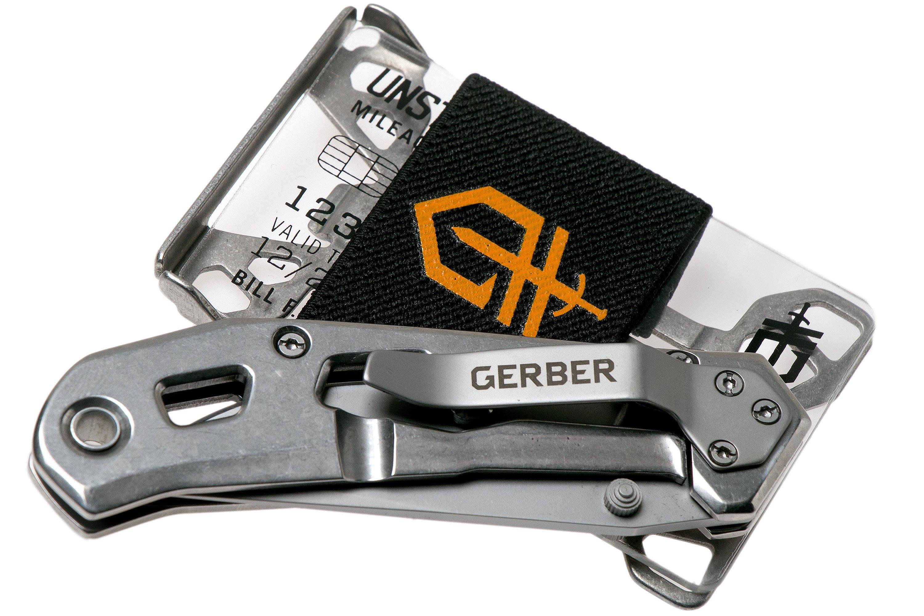 Gerber Airlift Silver pocket knife and Barbill wallet 1027635 giftset
