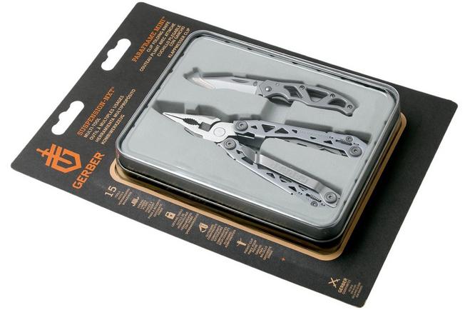 Gerber Suspension NXT Multi-Plier and Paraframe Mini pocket knife 1052474  gift-set