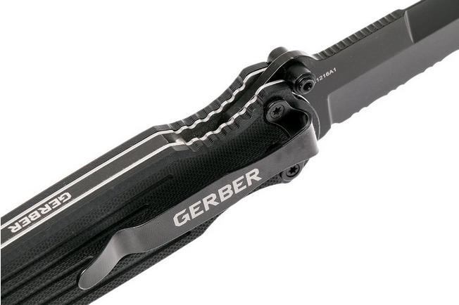 Gerber Covert FAST Black Serrated 22-01966 pocket knife Gerber Covert FAST Black Serrated 22-01966 pocket knife