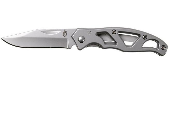 Gerber Gear Paraframe Mini Pocket Knife - 2.2 Plain Edge Blade Length  Folding Knife - EDC Gear and Equipment - Stainless Steel - Gerber Knives 