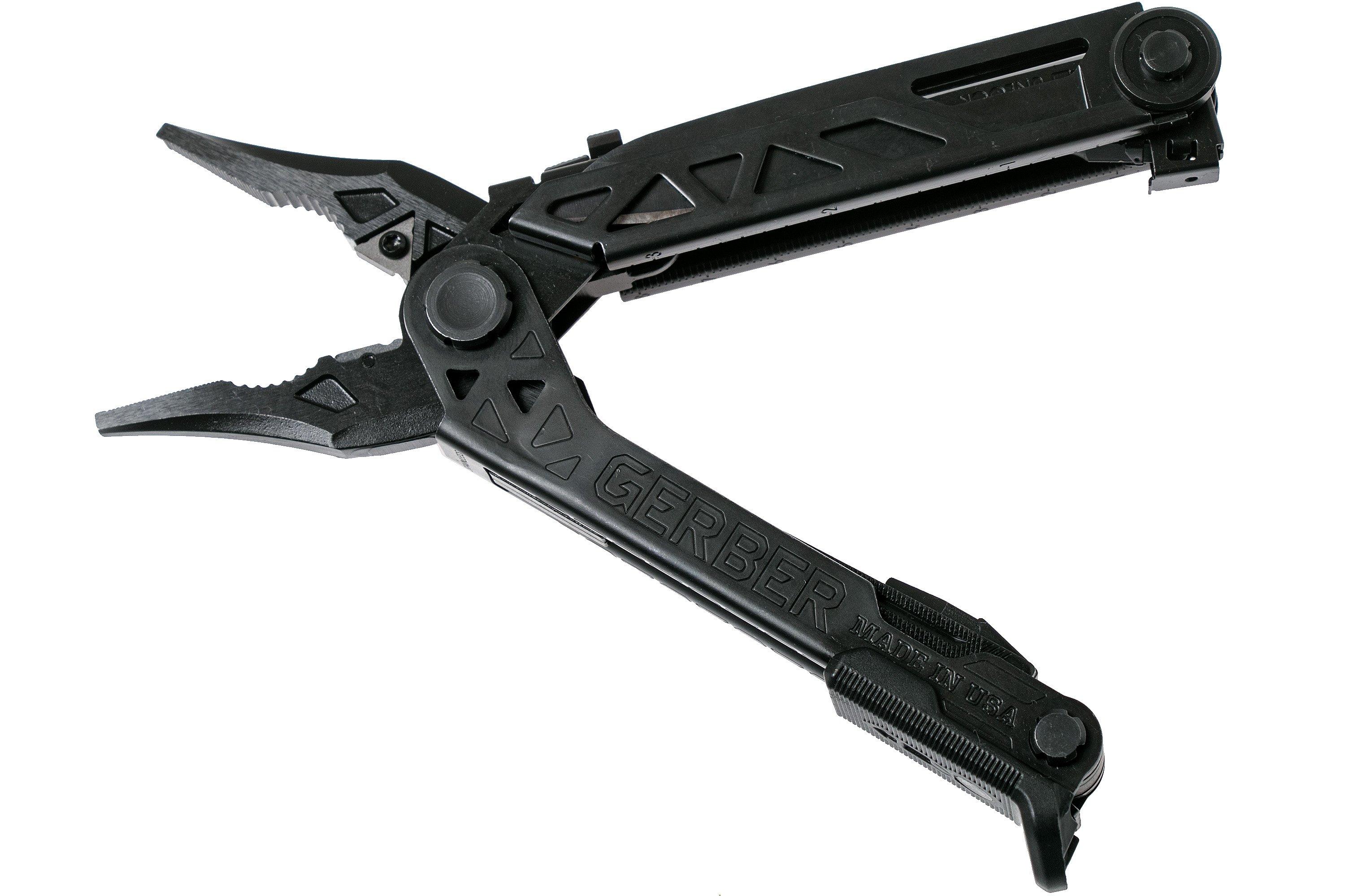  Gerber Gear Center-Drive - Juego de brocas multiherramienta con  alicates, cuchillo y más, herramienta plateada, funda compatible con bayas  negras : Herramientas y Mejoras del Hogar