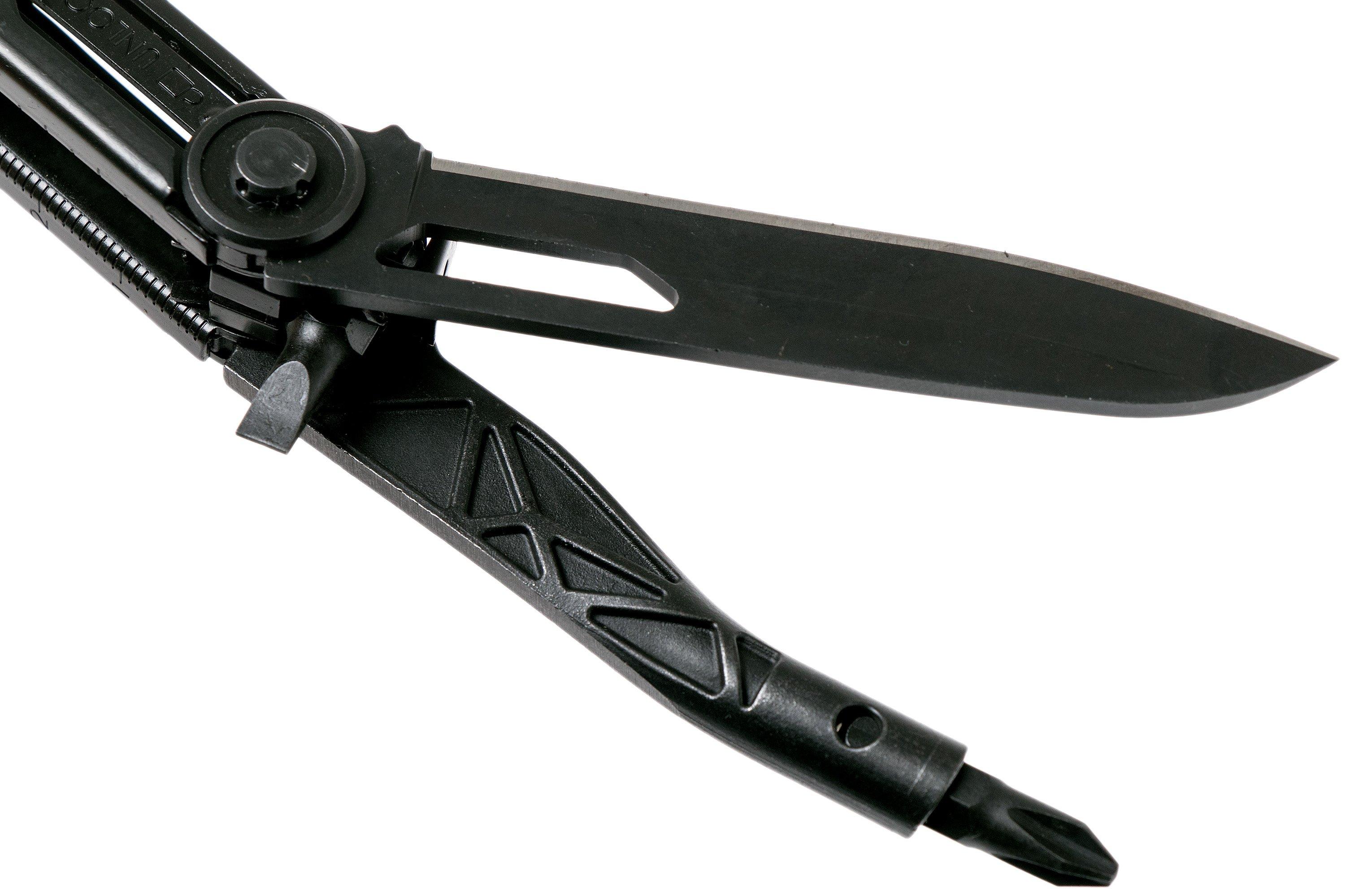 Gerber CenterDrive Multitool schwarz, MOLLEEtui aus Nylon und BitSet