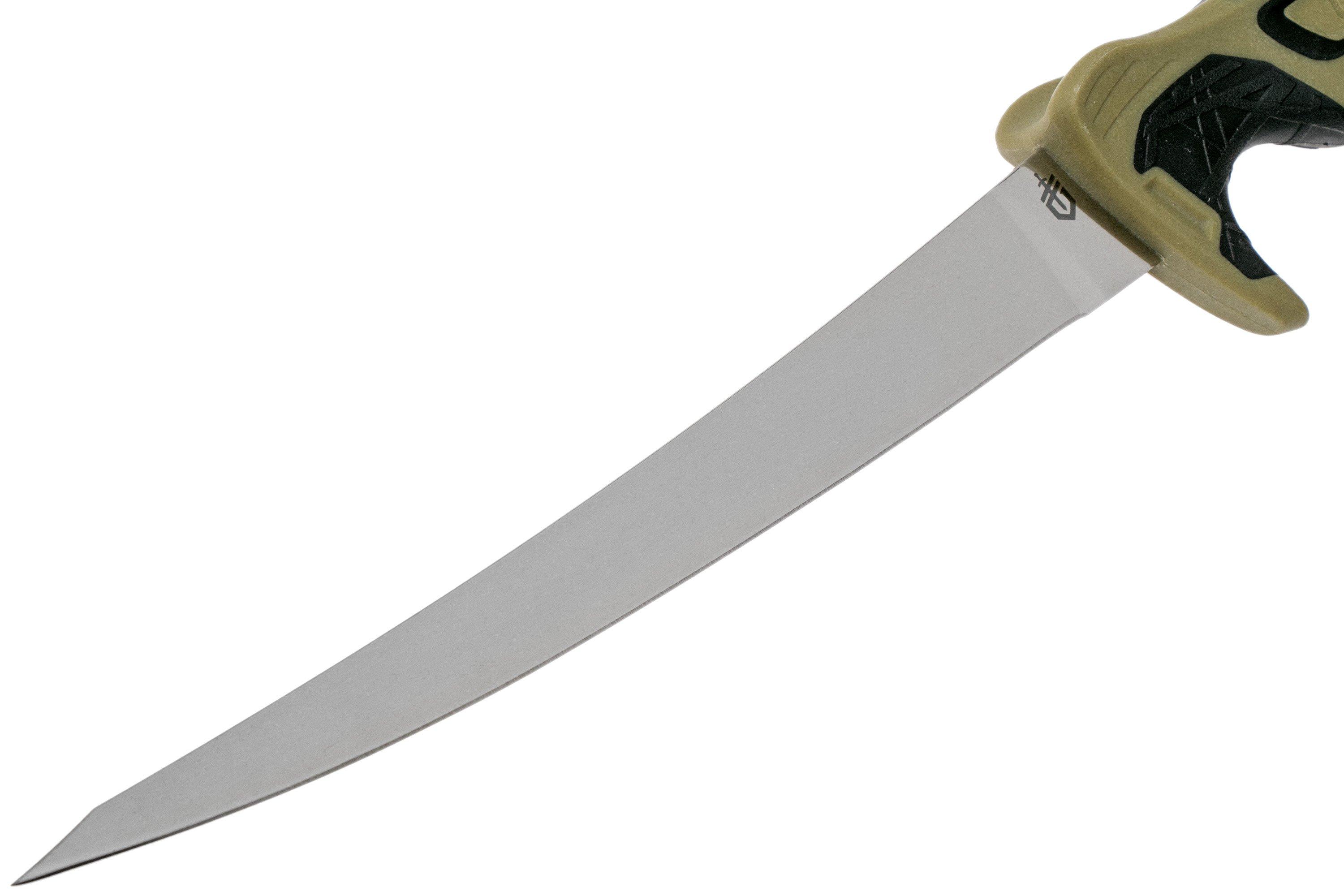 Couteau Filet Gerber Control Freak 10" 9CR18Mov - Lame Salt RX, étui Et Aiguiseur Inclus