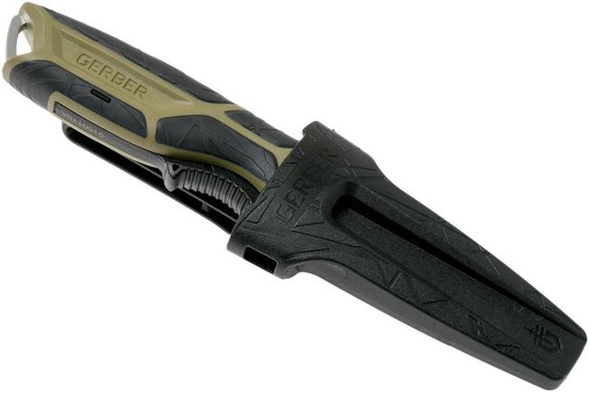 Gerber CrossRiver, Fixed Blade Knife, Serrated Edge, Saltwater 