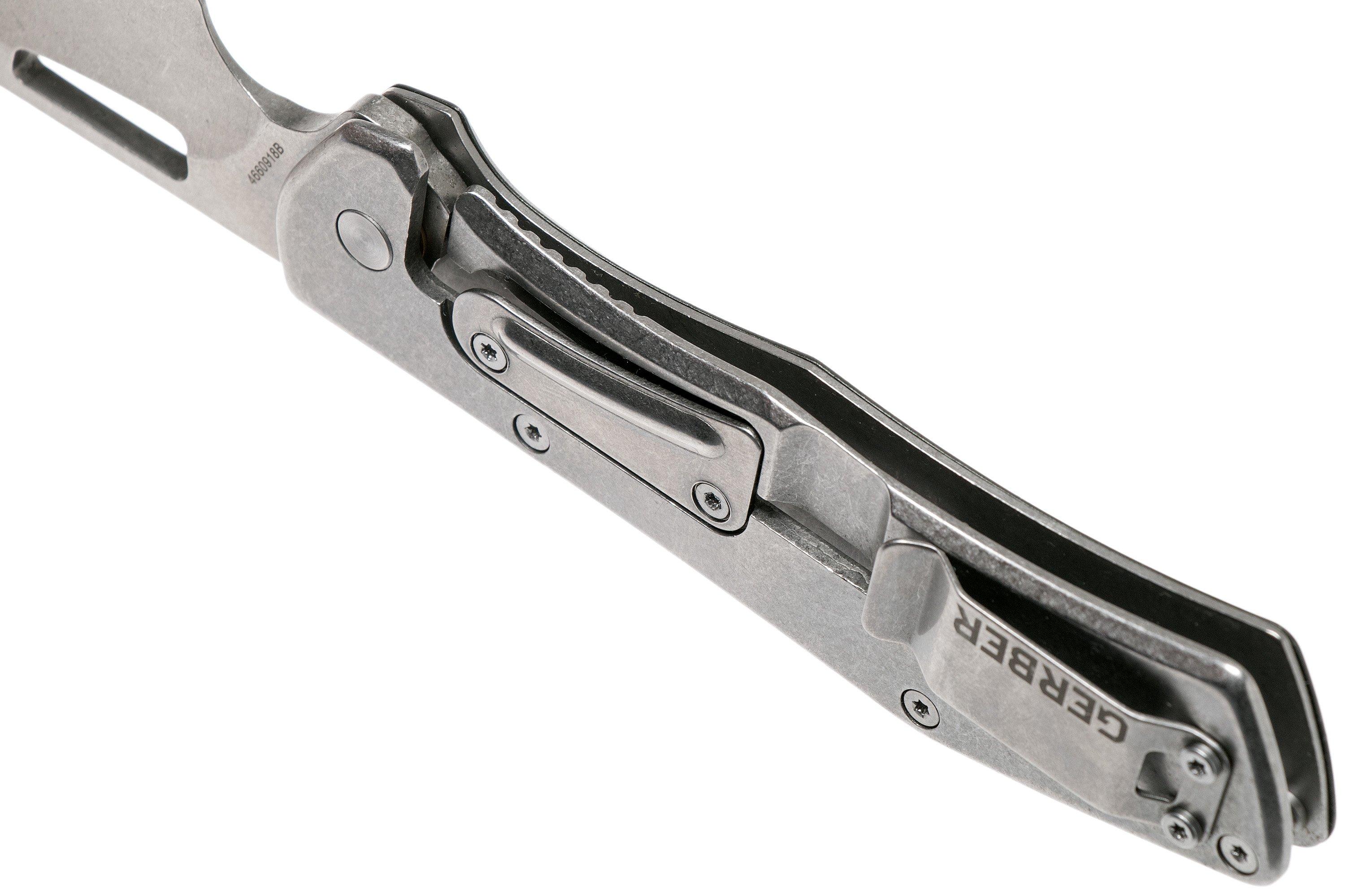 Gerber Flatiron 30001494 Grey folding cleaver pocket knife