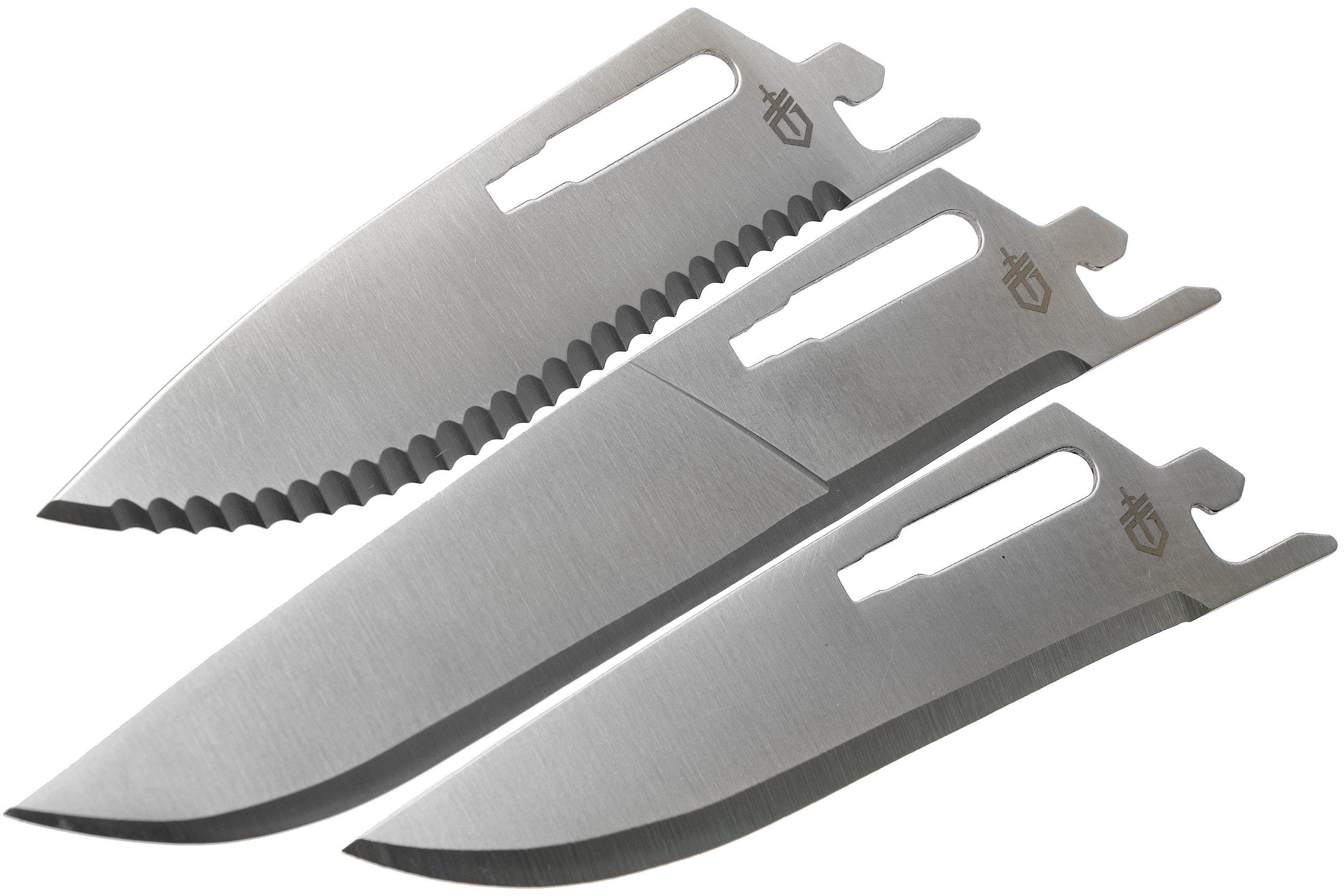 Gerber Randy Newberg EBS 30-001767 hunting knife with three blades ...
