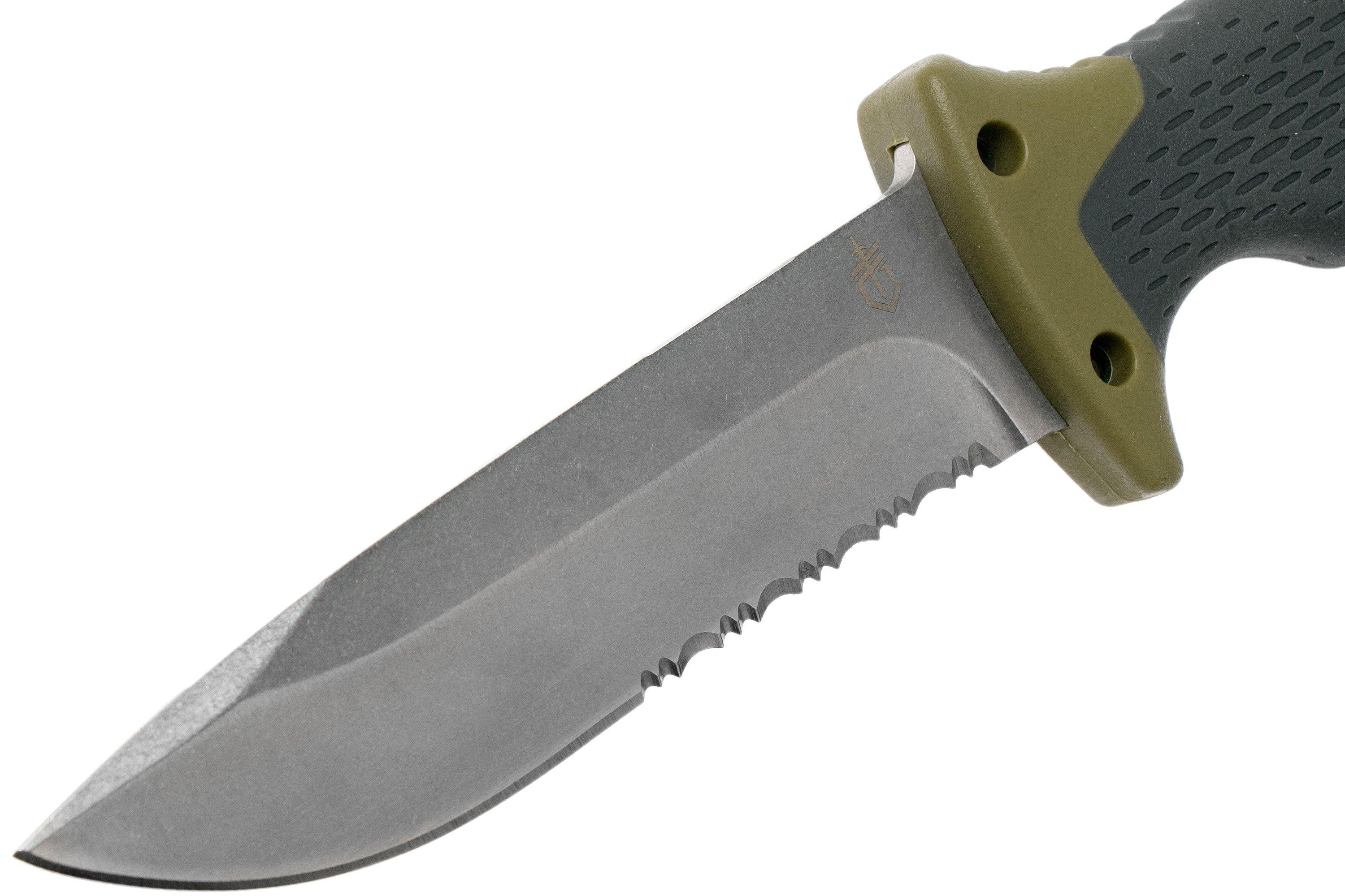 Gerber Ultimate Survival Fixed Blade 30-001830 Serrated Edge faca de ...