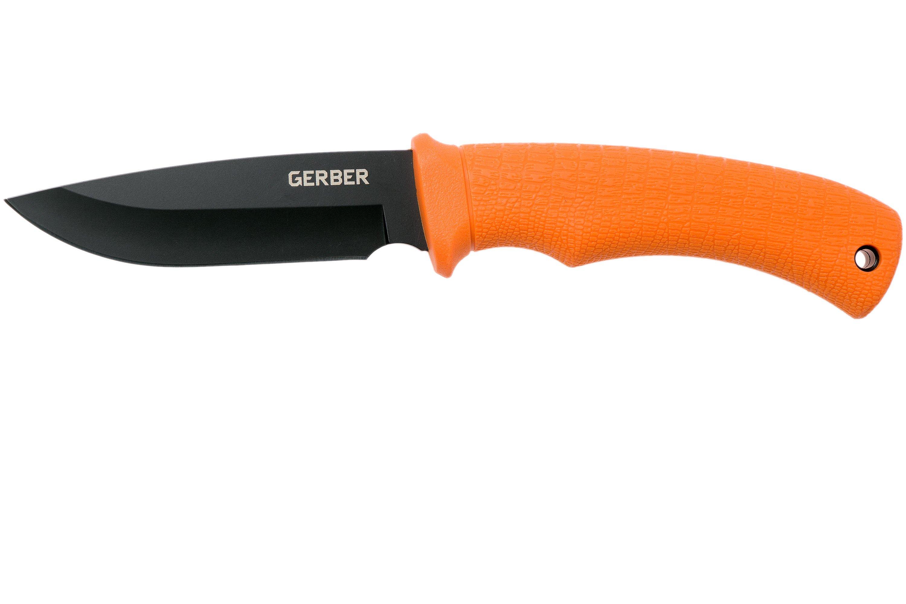 Gerber Gator Fixed Blade drop point orange, fine edge 31003064N