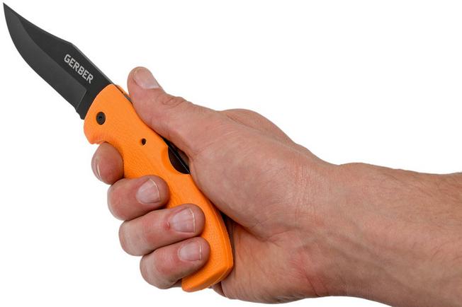 Image for Gerber Gator 003066N clip point orange, fine edge pocket knife