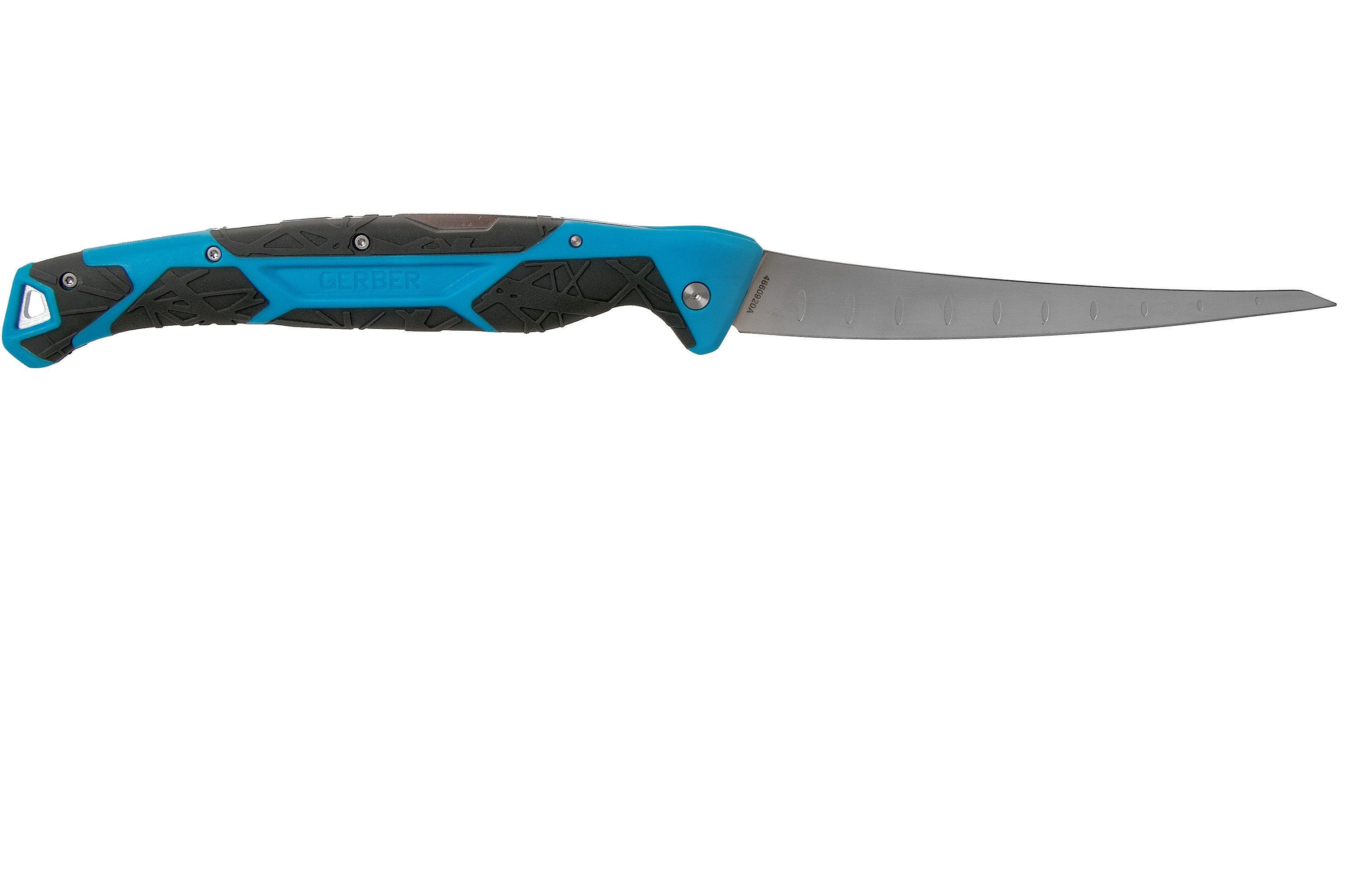 Gerber Fishing knife, slim folding knife, controller 6 inches, blade  length: 15 cm, 31-003599 : : DIY & Tools