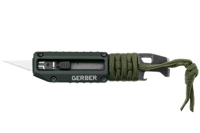 Gerber Prybrid-X Utility Knife Black/Blue EFS - Blade HQ