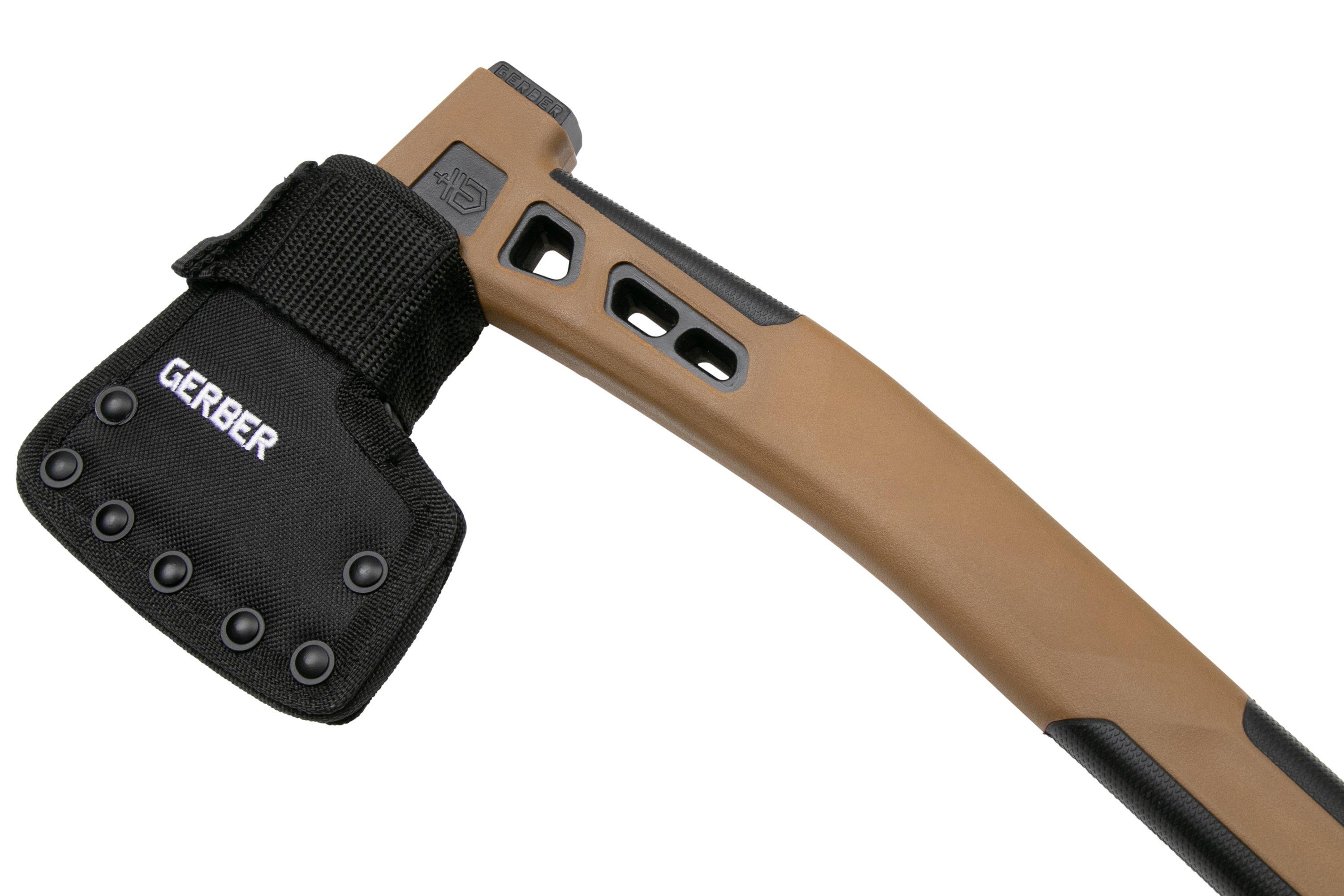 Gerber Bushcraft Hatchet, 31003783, brown, hand axe for bushcraft