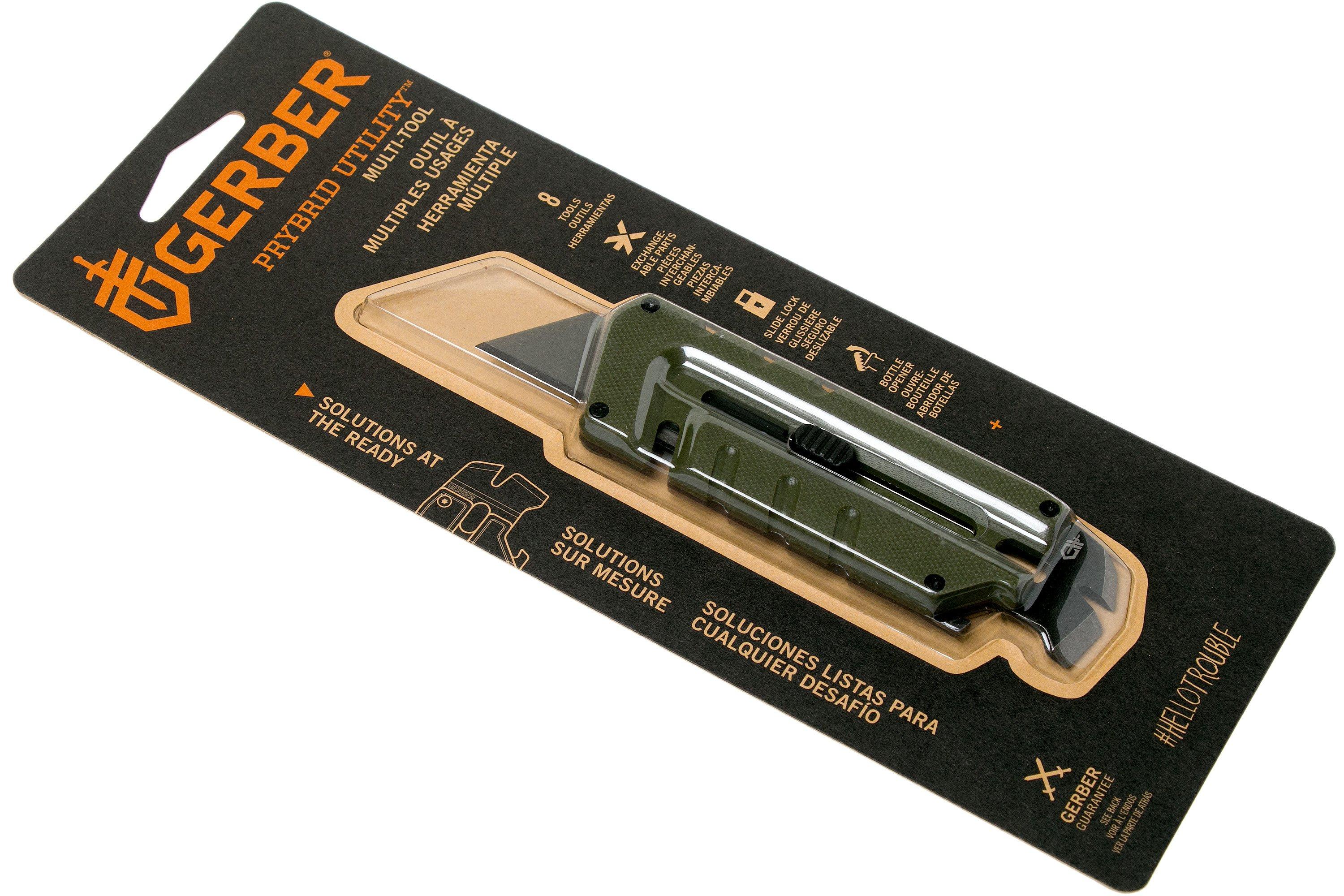 Gerber Prybrid Utility Solid State 31003808 Green pocket knife