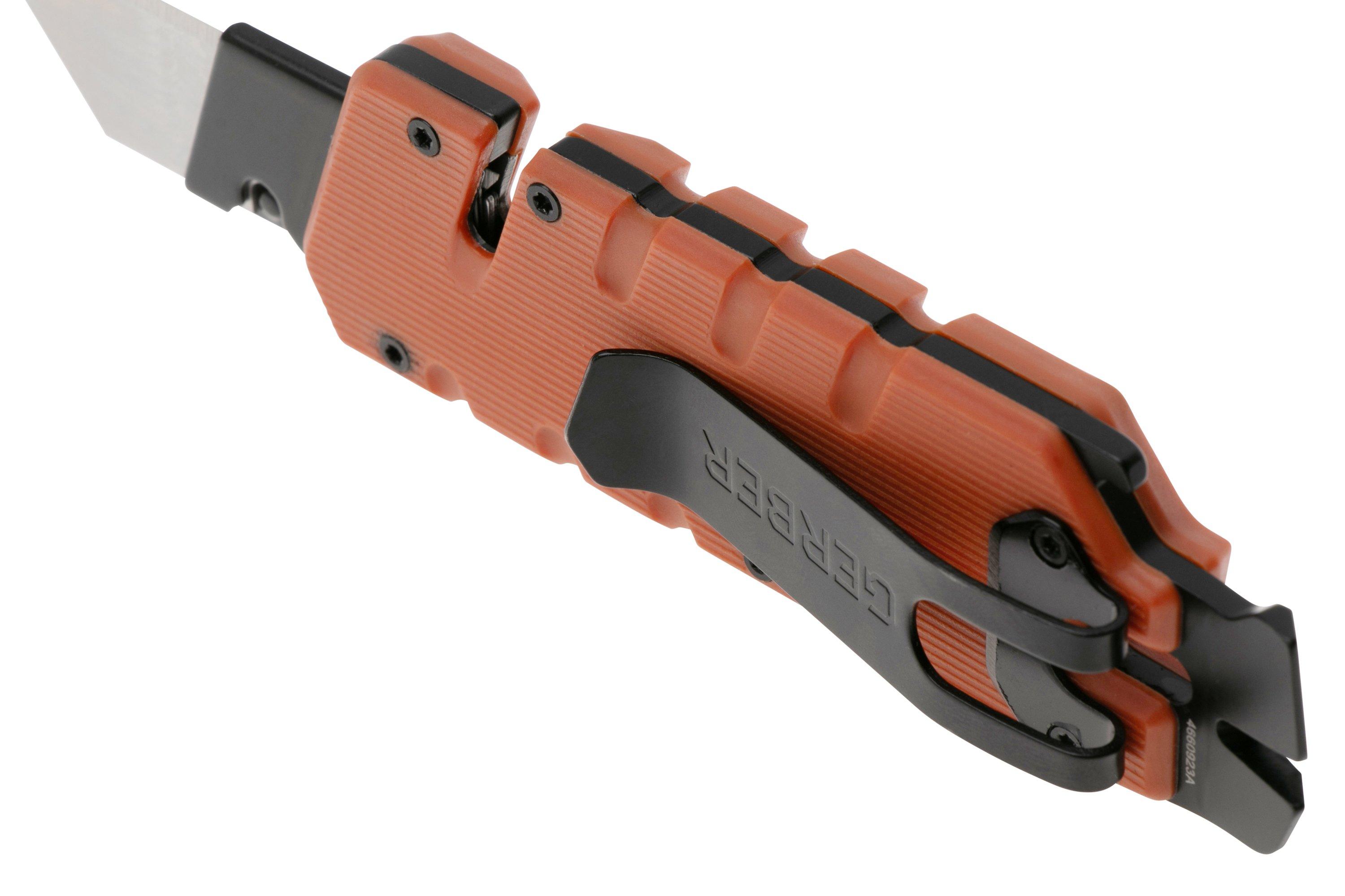 Gerber Prybrid Utility Clip 311068160 Burnt Orange, pocket knife with