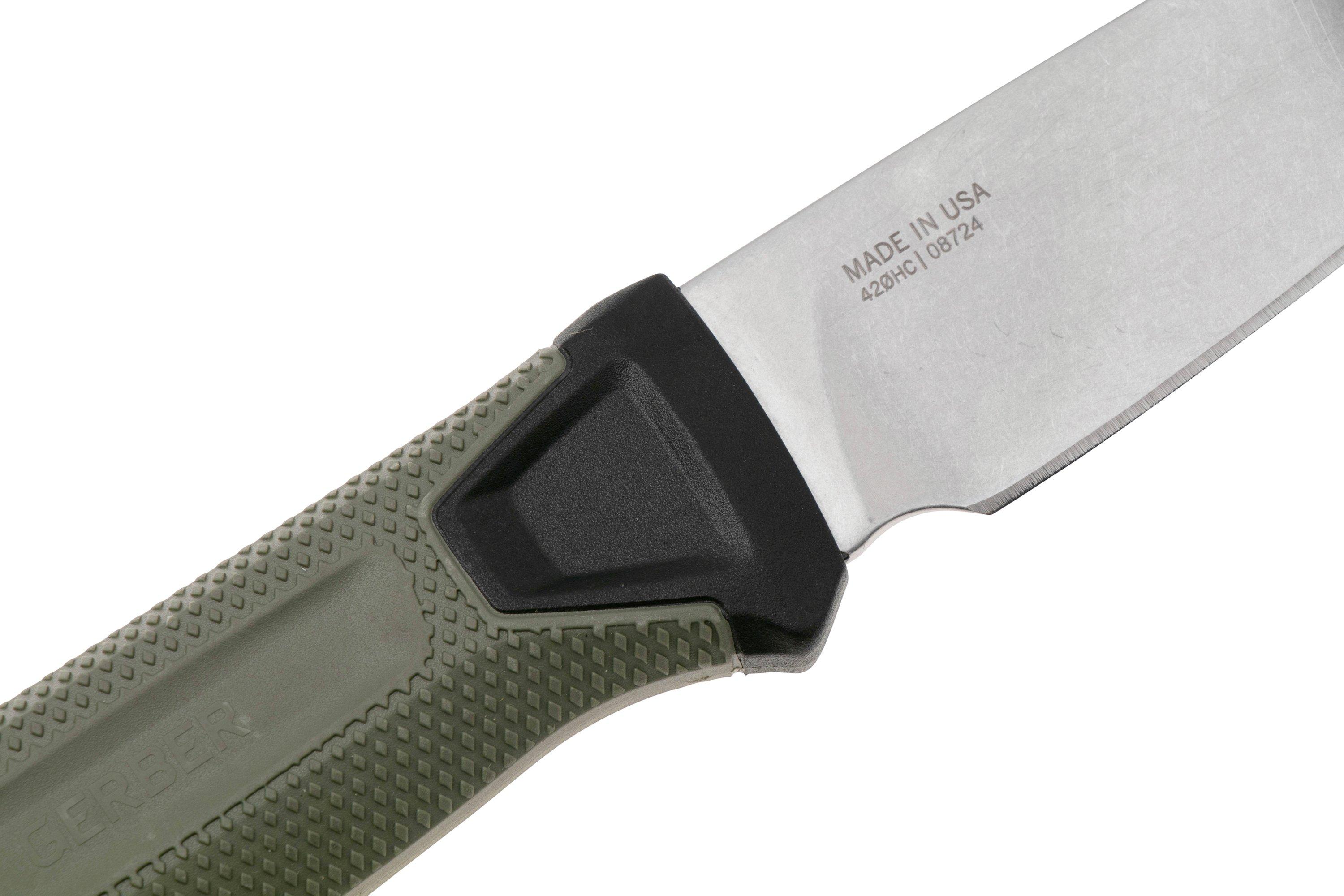 Gerber Strongarm Camp 1069260 Green, fixed knife | Advantageously ...