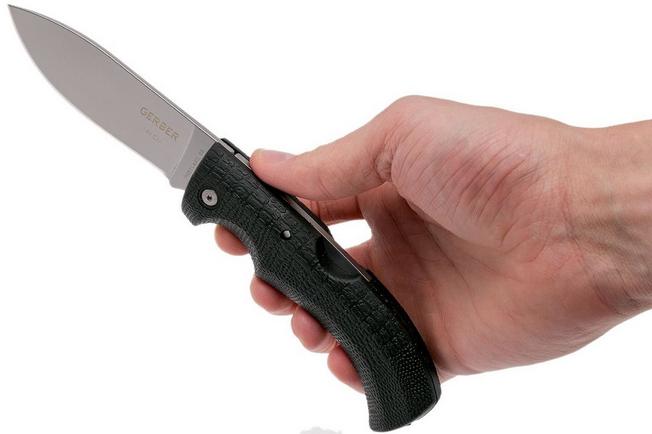 Image for Gerber Gator 06064 154CM drop point, fine edge pocket knife