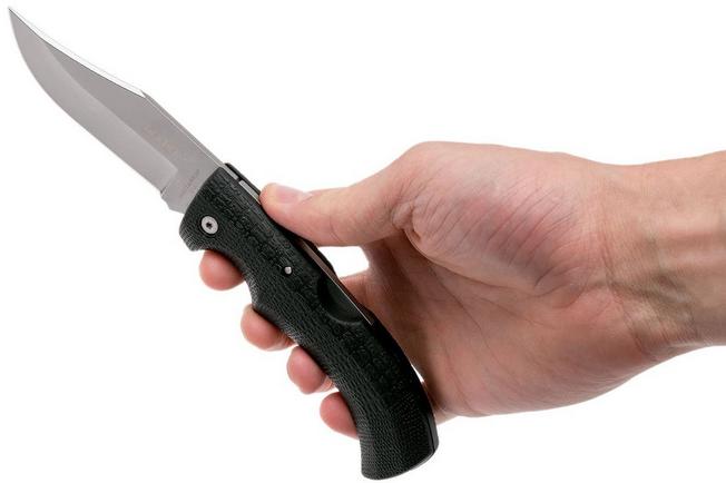 Gerber Gator Pocket Knife Black Kraton Handle 420HC Clip Point Plain Edge  G6069