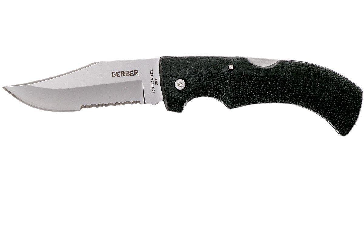 Gerber Gator 06079 clip point, serrated pocket knife 