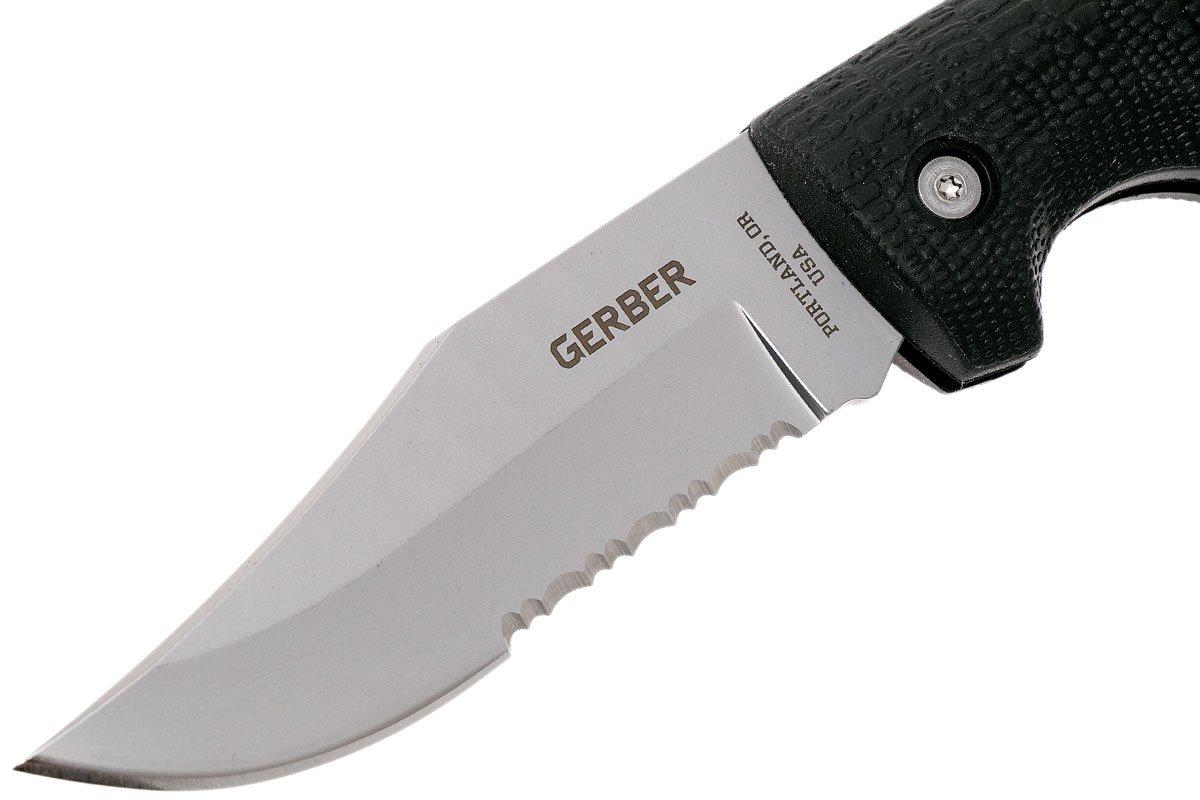 Gerber Gator 06079 clip point, serrated pocket knife Advantageously