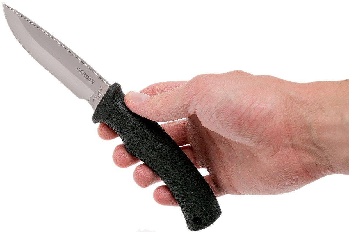 Gerber Gator Fixed Blade drop point, fine edge 06904N fixed knife