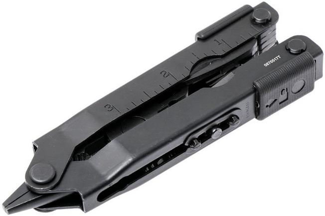 Gerber Multi-Tool, 6-5/16 in, Blunt, Black, 14 Tool 07520G1