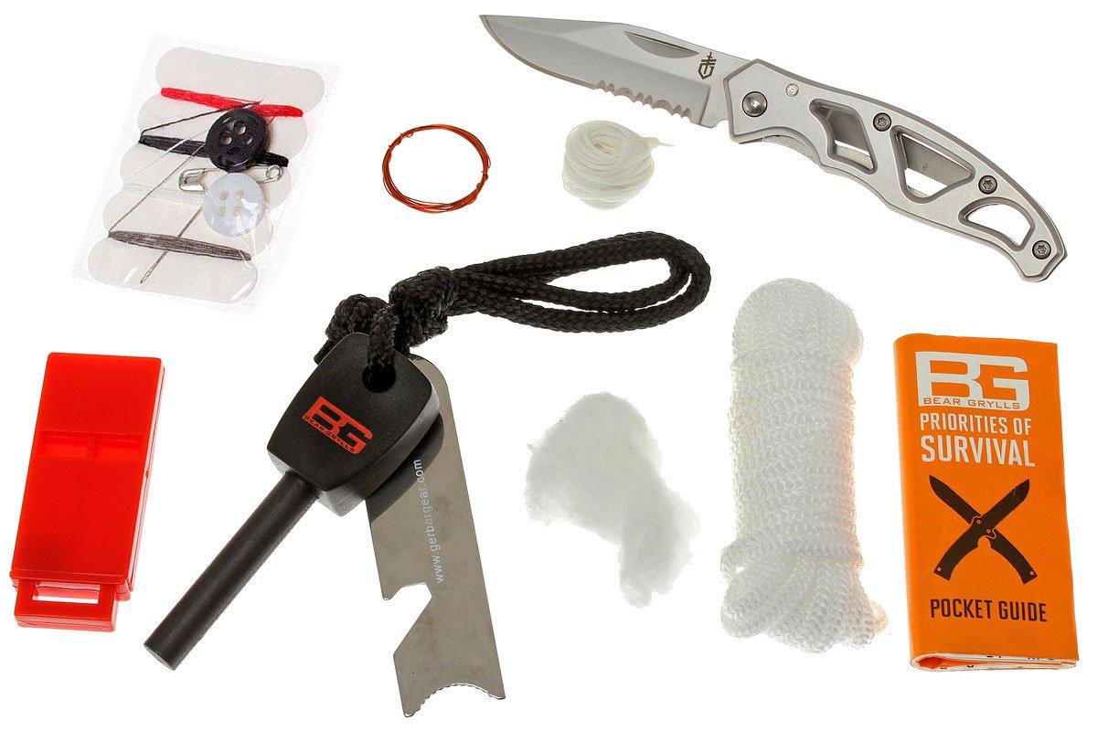 Kit supervivencia 16 elementos Gerber Bear Grylls — Coronel Airsoft -  Tienda de airsoft, equipamiento, cuchillería y supervivencia