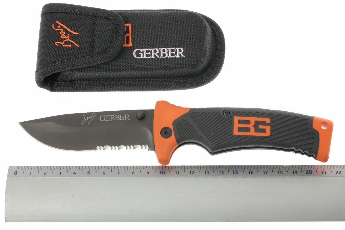 Gerber Bear Grylls pocket knife with sheath Advantageously shopping