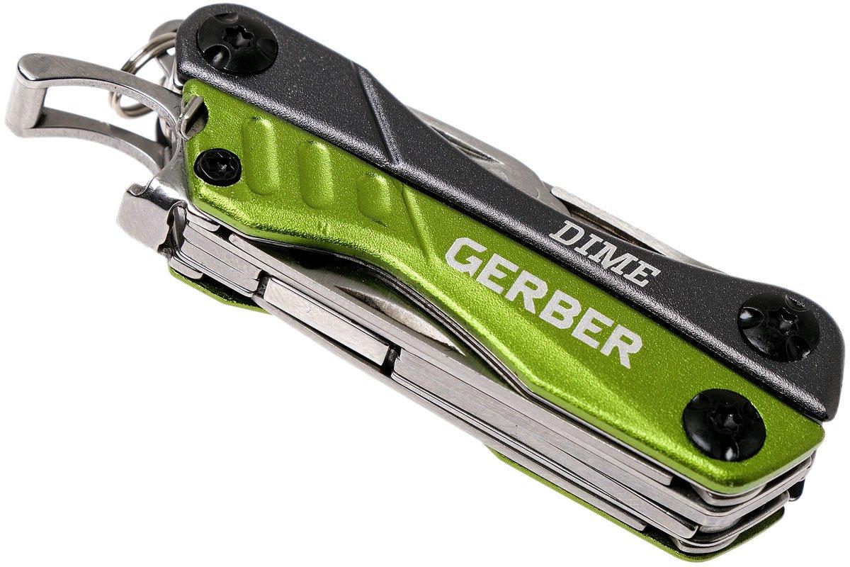 Gerber Dime Micro multitool green, 31001132 Advantageously shopping at Knivesandtools.co.uk