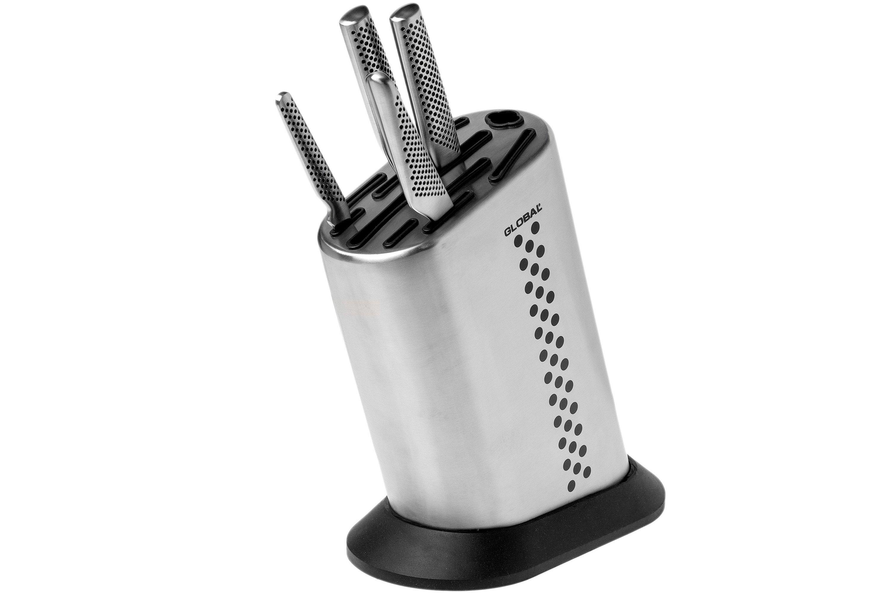 Global 0836 5piece knife set with block Advantageously shopping at