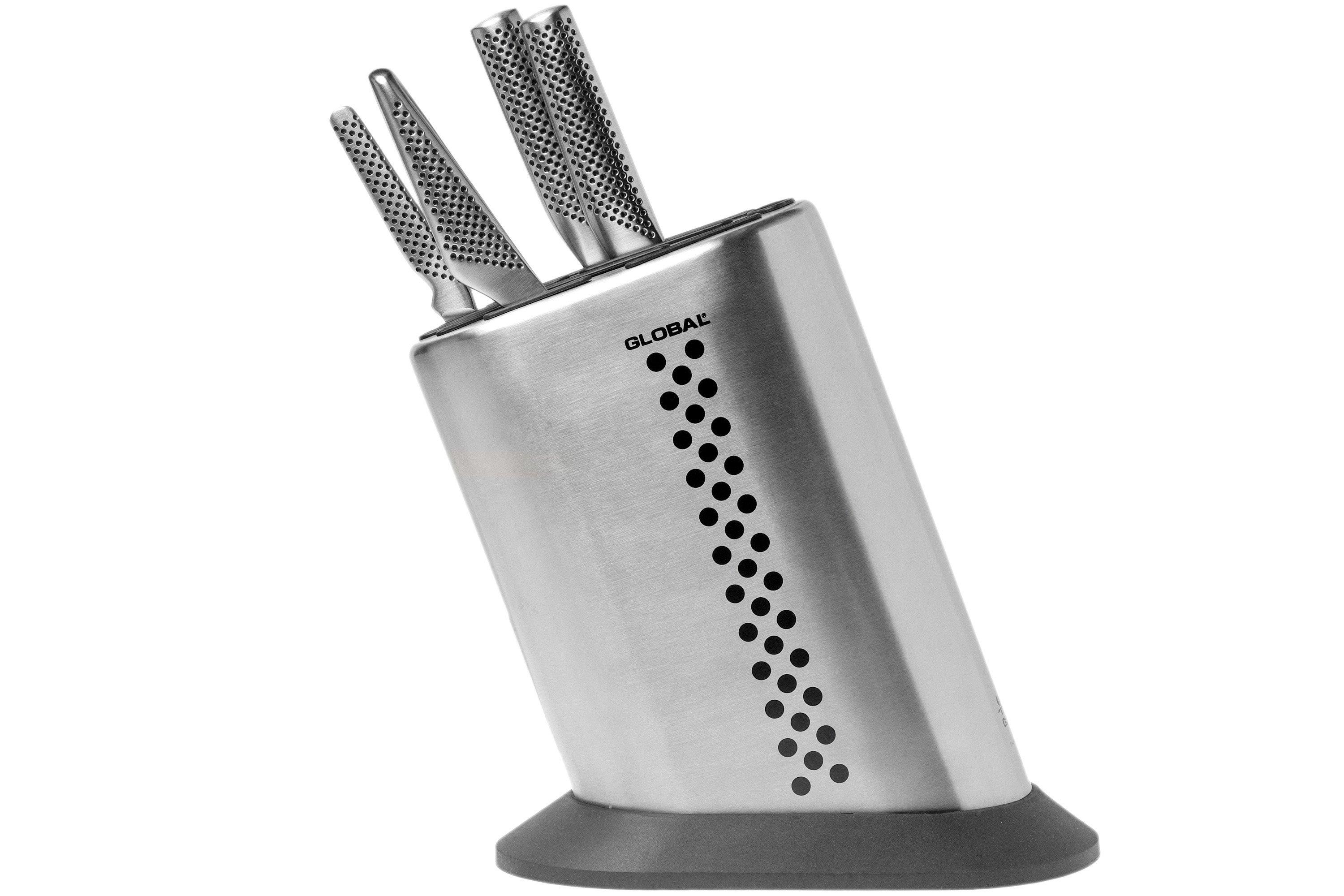 Global 0836 5piece knife set with block Advantageously shopping at