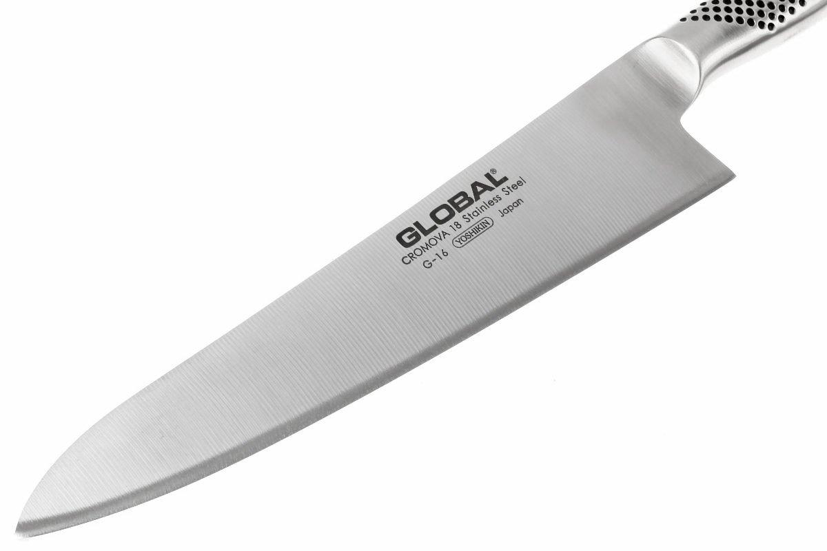 Présentation du couteau de chef Global G63 16cm 