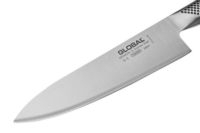 Global G- 2338–3 Starter Set de couteau de Chef, couteau utilitaire et un  couteau à légumes : : Cuisine et Maison