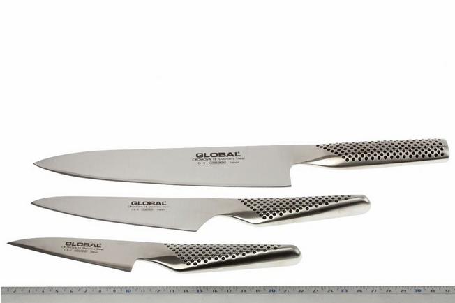 ga winkelen ijzer krijgen Global G237 3-delige messenset | Voordelig kopen bij knivesandtools.be