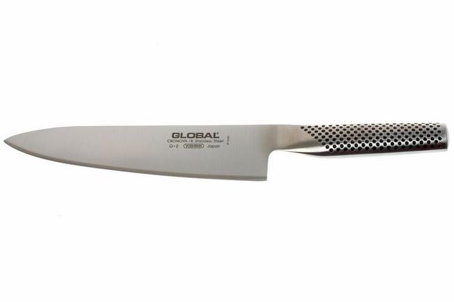 Couteau de cuisine Global G2 full inox type santoku - 20 cm