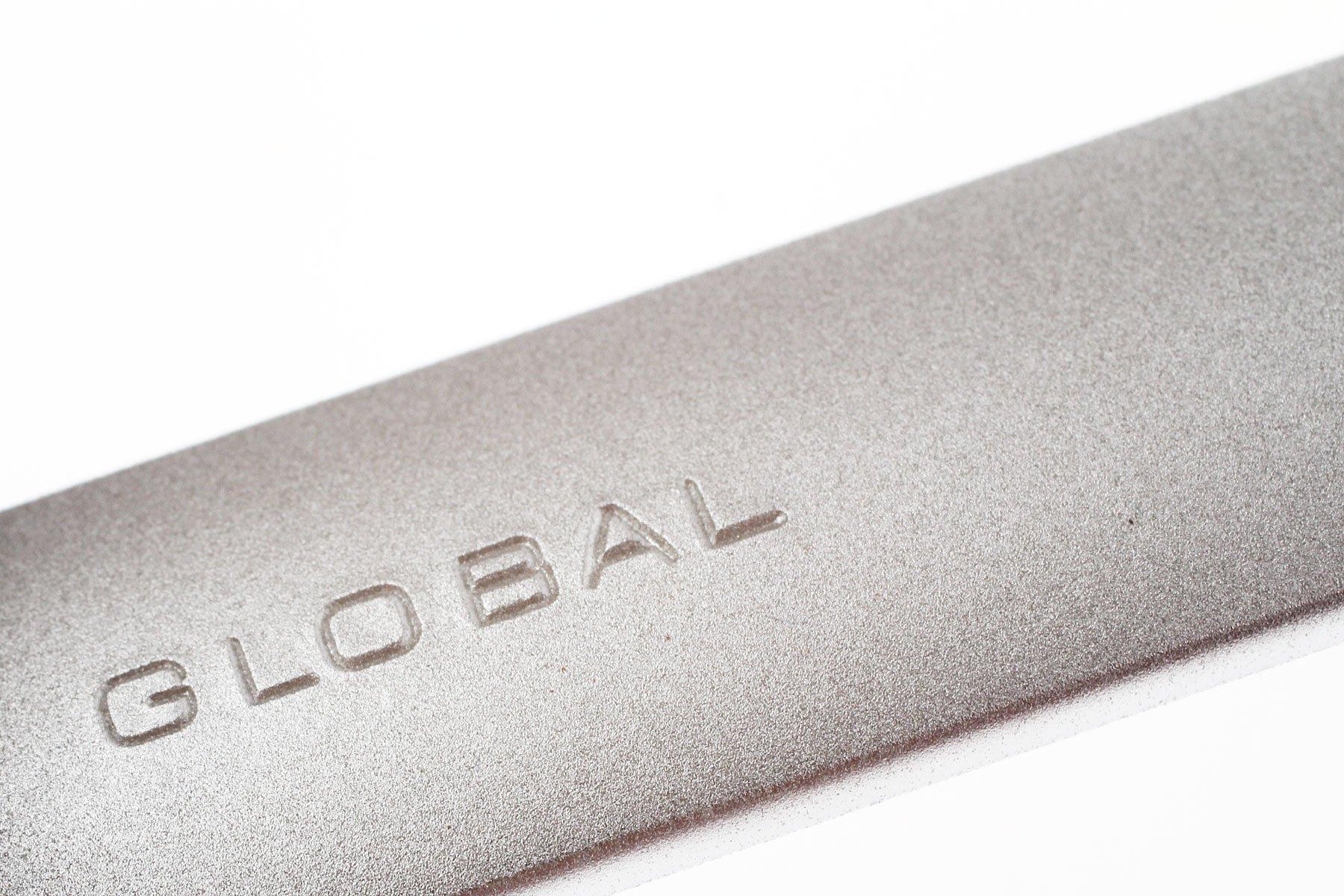 Acier à Aiguiser Diamant Global G-75 - Tige 25,5 Cm - Pour Affûtage Rapide Des Couteaux