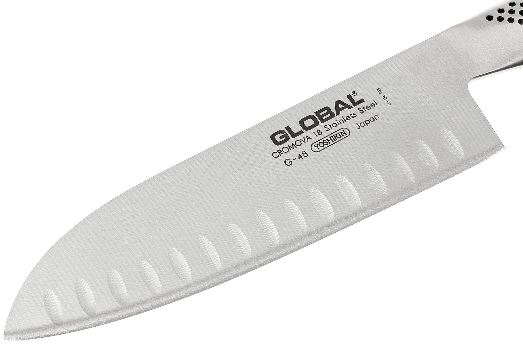 Global G48 Santoku 18 cm Achetez à prix avantageux chez knivesandtools.fr