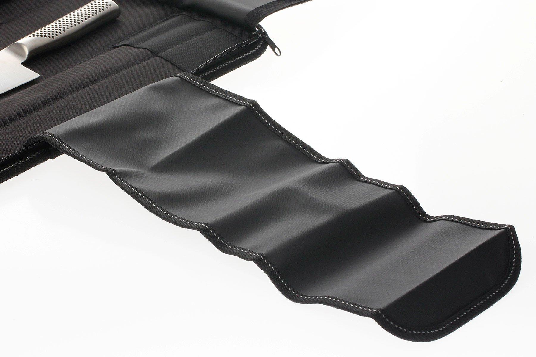 Global G66716 Messertasche Für 16 Messer – Segeltuch, Aufrollbar
