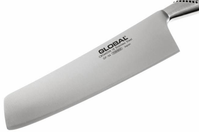 Global GF-36 Classic 8 Forged Vegetable/Nakiri Knife - KnifeCenter