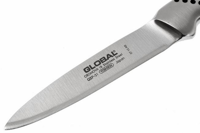 Couteau d'office Global GSF15 lame en acier 8cm