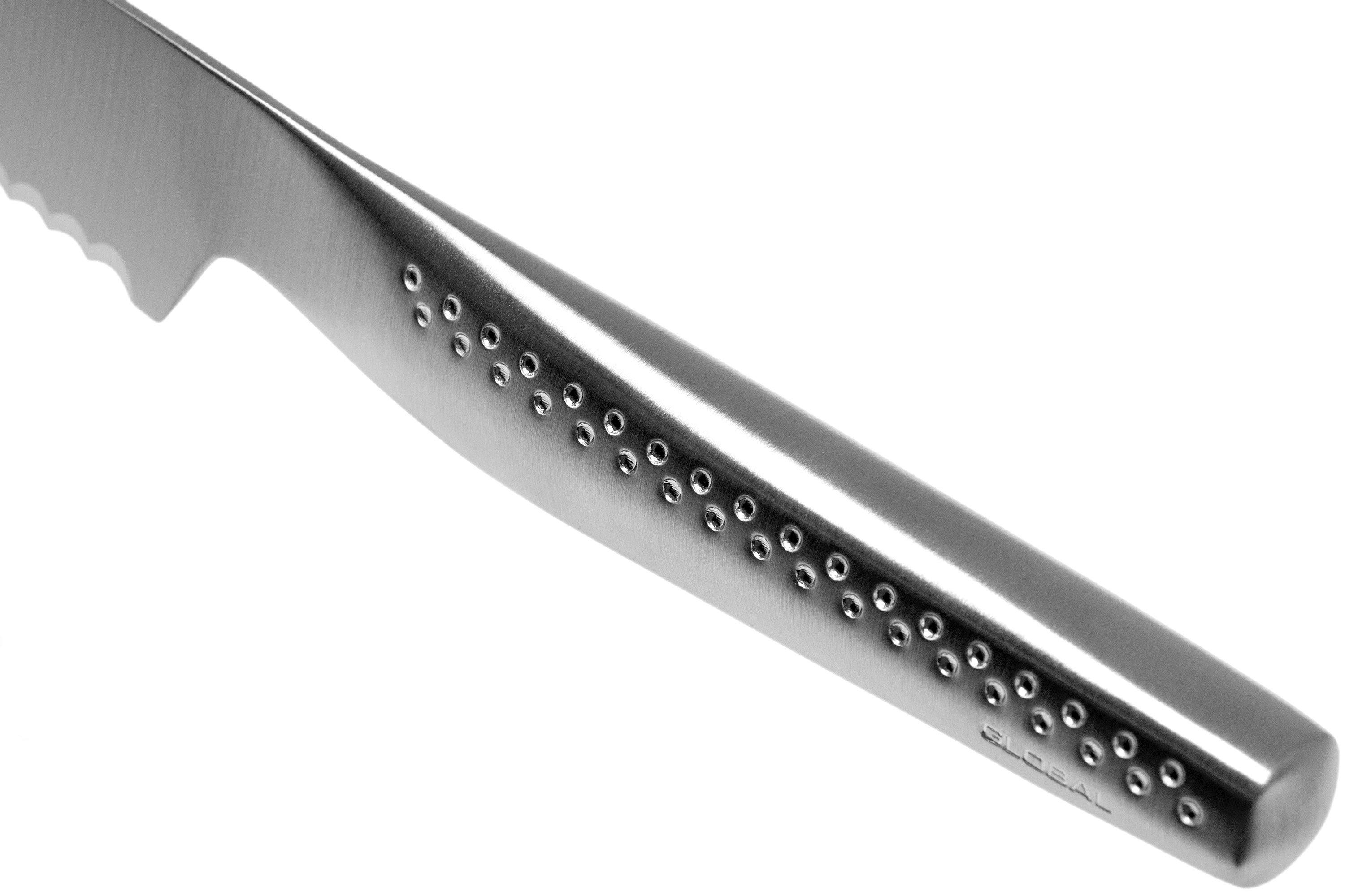 Couteau dentelé universel gris 11 cm publicitaire dès 10 pcs.