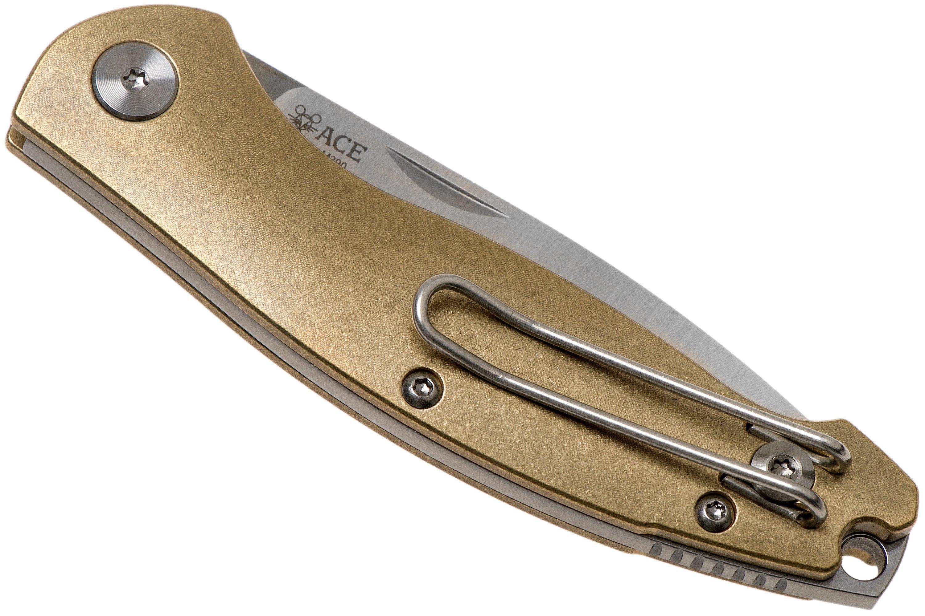 GiantMouse ACE Farley, Brass / Satin M390 - REC