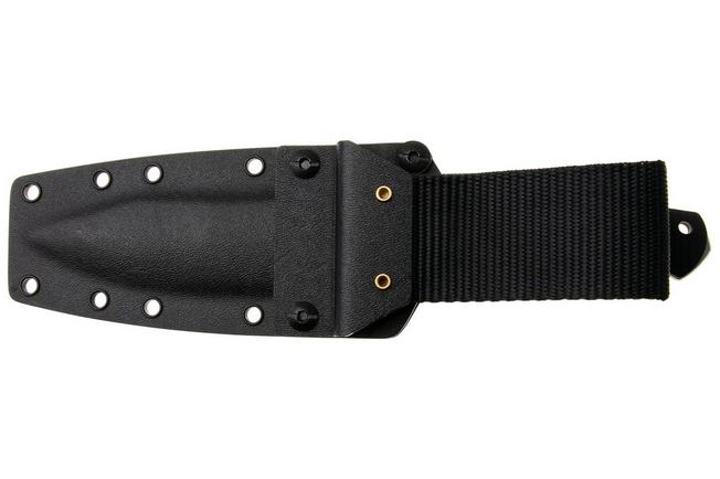 Afbeelding voor GiantMouse Redington RED-N690-DB-SW Stonewashed N690, Black Canvas Micarta vaststaand mes