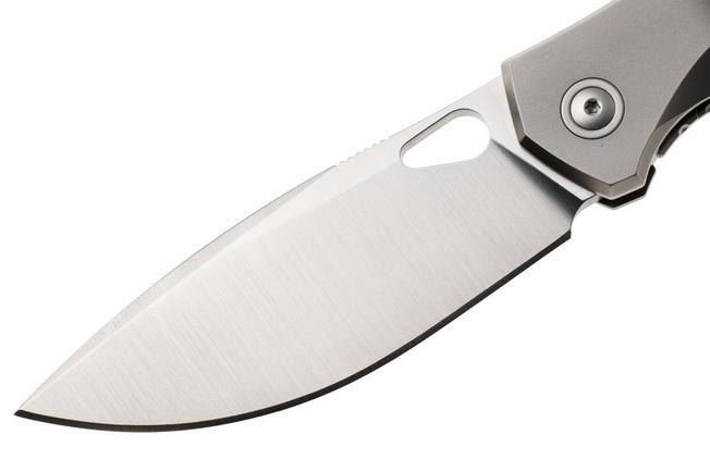 Afbeelding voor GiantMouse Zoobie Satin Elmax, Titanium zakmes