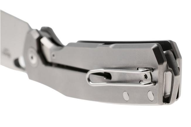 Afbeelding voor GiantMouse Zoobie Satin Elmax, Titanium zakmes