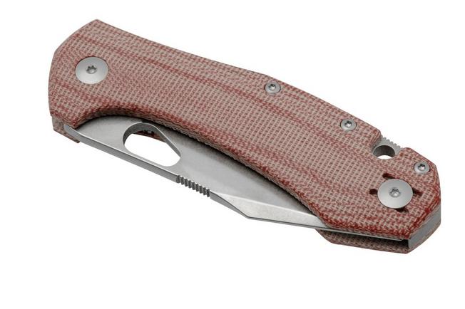 GMF4 - Red Canvas Micarta – GiantMouse