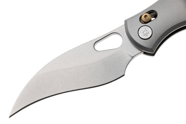 Afbeelding voor GiantMouse GM13 Limited Edition, Satin S90V, Titanium, zakmes, Ansø en Voxnaes design