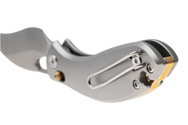 Afbeelding voor GiantMouse GM13 Limited Edition, Satin S90V, Titanium, zakmes, Ansø en Voxnaes design