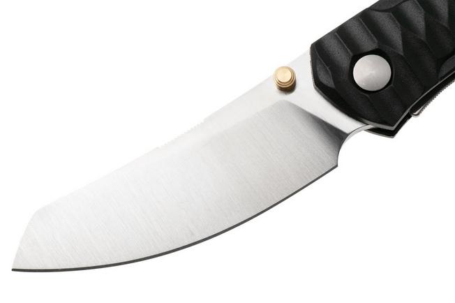 Afbeelding voor GiantMouse ACE Iona Sailor IONA-SAILOR-BLACK, Satin S90V, Black FRN, zakmes, Ansø en Voxnaes design 